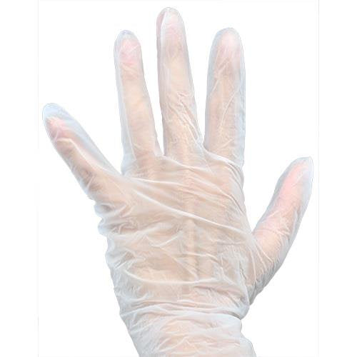 Vinyl Powder Free Disposable Gloves-Box of 100 Gloves