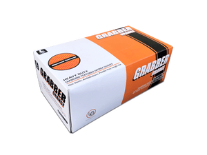 Grabber Orange HD Diamond Texture Nitrile Gloves-Box of 100 Gloves