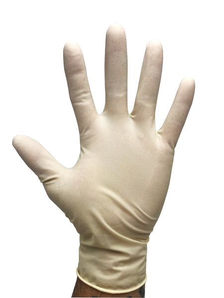 IRONLINE Textured Latex Gloves-Box of 100 Gloves