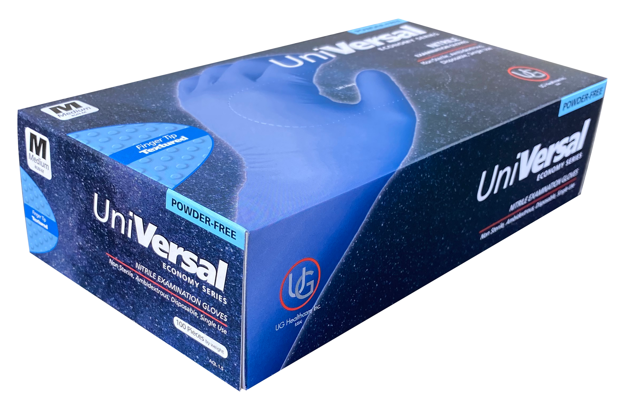 Universal Nitrile Ex Disposable Gloves -Box of 100 Gloves
